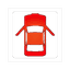 Door Ajar / Open Warning Light icon