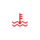 Coolant Temperature Warning Light icon