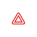 Red Warning Light On icon